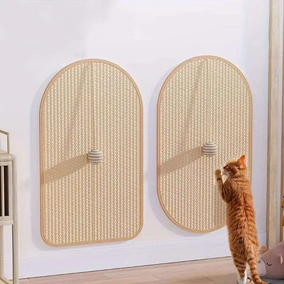 Duurzame Sisal Katten Krabmat – Wandkrabmat & Meubelbeschermer, Zelfklevende Krabplank voor Katten
