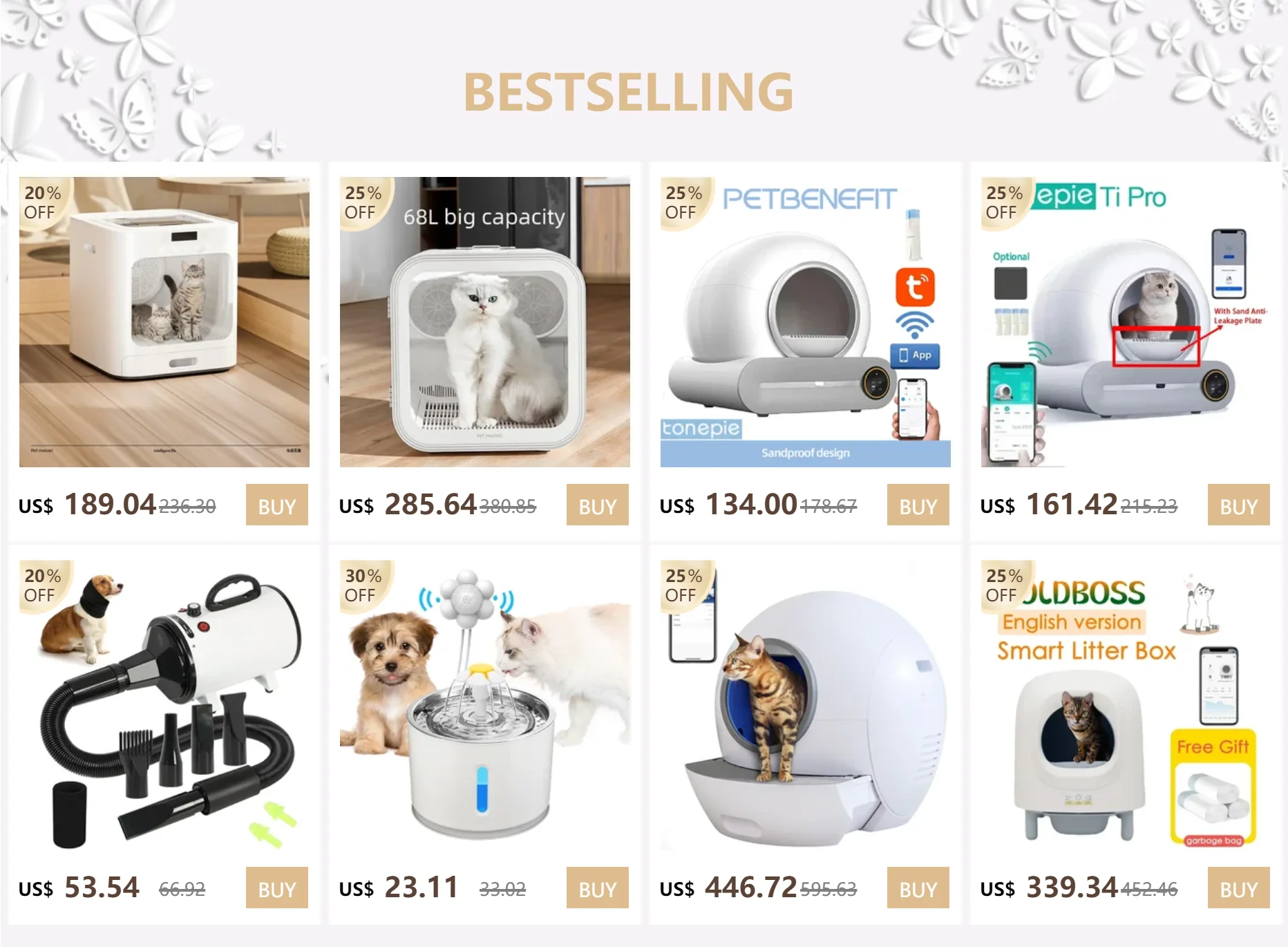 Premium 65L Zelfreinigende Kattenbak – Slim, Stil & Volledig Gesloten Katten Toilet