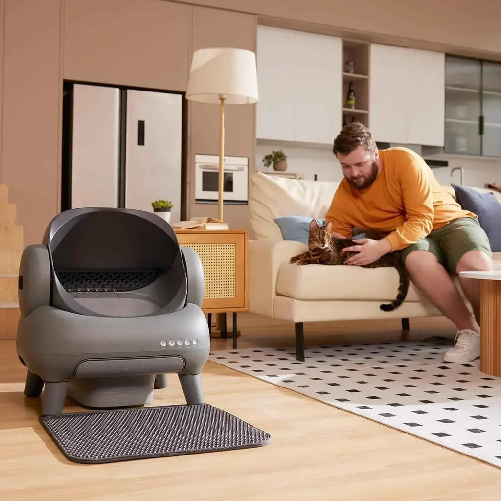 CleanCat Pro™ – Zelfreinigende Kattenbak met Slimme Sensor