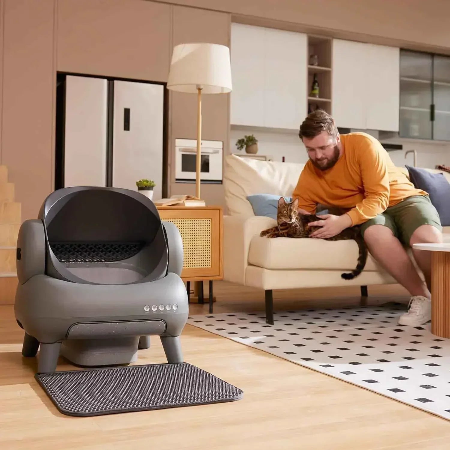 CleanCat Pro™ – Zelfreinigende Kattenbak met Slimme Sensor