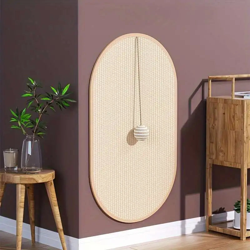 Duurzame Sisal Katten Krabmat – Wandkrabmat & Meubelbeschermer, Zelfklevende Krabplank voor Katten